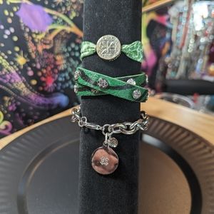 Rustic Cuff bracelet trio RC17